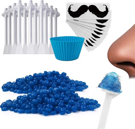 Amazon.com : Nose Wax Kit for Men Nose Wax Kit, 100g Wax 30 Applicators ...