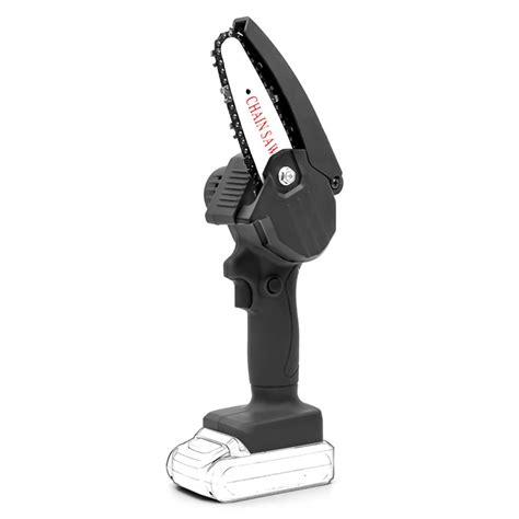 Portable Rechargeable Lightweight Cordless Chainsaw for Wood Cutting T ...