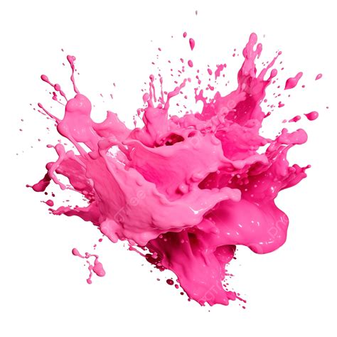 Pink Paint Splatter, Paint Splatter, Pink, Element PNG Transparent ...