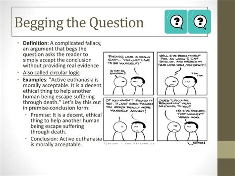 Begging the Question Examples 的图像结果