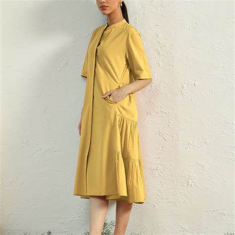 Meadow Side Gathered Dress – Canoopi