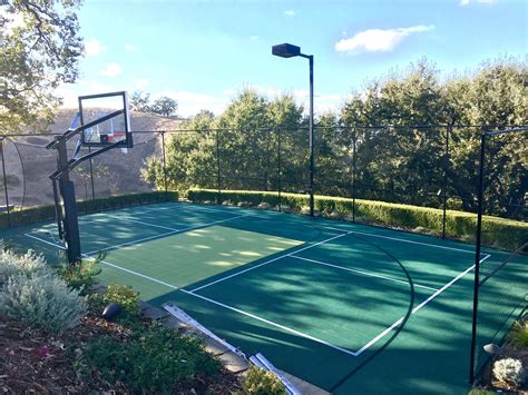 Backyard Basketball Courts - Outdoor Residential | AllSport America