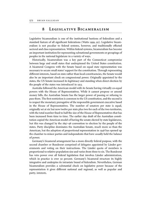 Political science (30) - 8 Legislative Bicameralism - Studocu