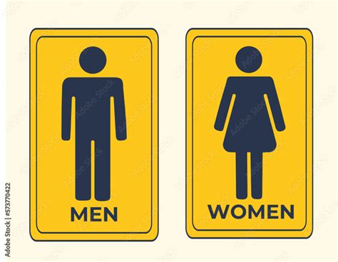 Restroom Sign Vector 的图像结果