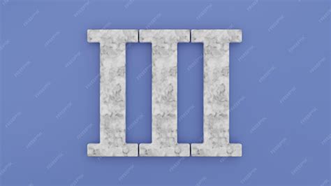 Roman Numeral 3 Designs