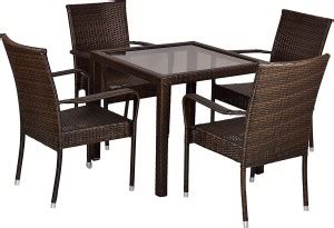 WICKER HUB Cane Table & Chair Set Price in India - Buy WICKER HUB Cane ...
