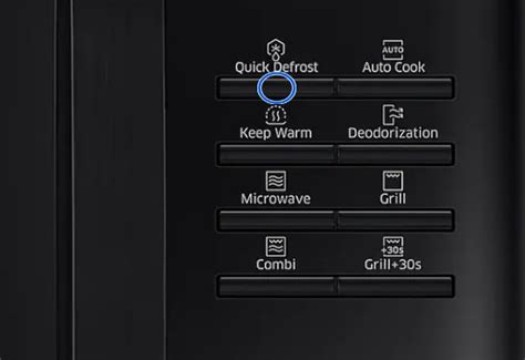 What is 'Power Defrost Feature' in a Samsung Microwave Oven? | Samsung ...