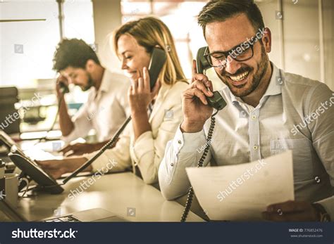 People Talking On The Phone