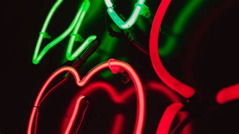 Download wallpaper 2560x1440 neon, signboard, light, dark widescreen 16 ...