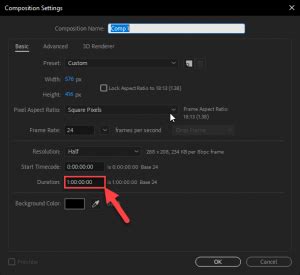 After Effects Timecode 的图像结果