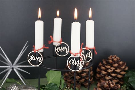 Set Ringe „eins zwei drei vier“ - Alles Laser