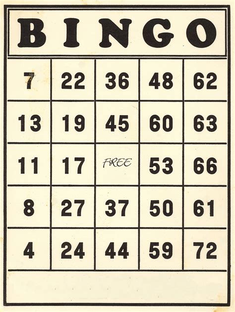 Bingo Cards Printable Free - Printable Calendars AT A GLANCE