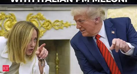 Trump meets Italian PM Meloni, discusses tariffs, says confident of EU ...