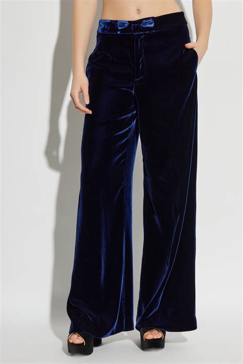 Etro Velvet wide-leg pants | Women's | Vitkac