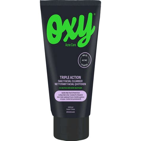OXY Triple Action Daily Facial Cleanser with Salicylic Acid for Mild ...