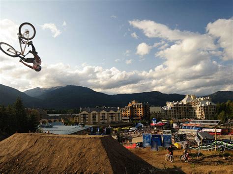 Bike high up in the mountains in Whistler | TimesTravel