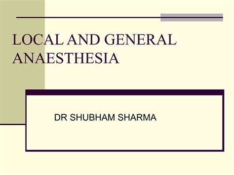Difference Between Local General Anesthesia 的图像结果