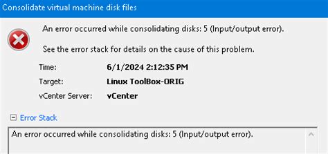 Image result for Mirrorcopystatus VMware Error