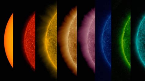 Eight Images Show How the Sun's Upper Atmosphere Temperature Increases ...