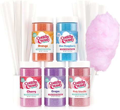 Cotton Candy Express D501 5 Flavor Floss Sugar & Barbados | Ubuy