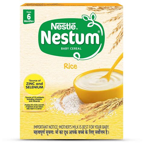 Nestle Nestum Baby Cereal Rice, 6M+, 300 gm Refill Pack Price, Uses ...