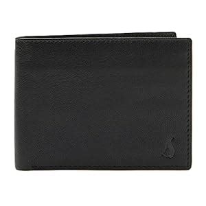 Buy Mashak Men's Genuine Leather Bi-fold Wallet (Black) at Amazon.in