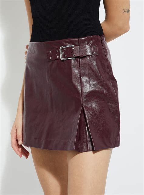 Buy ALAYA F x URB_N Women Solid Buckle Mini Skirt Online at just Rs ...