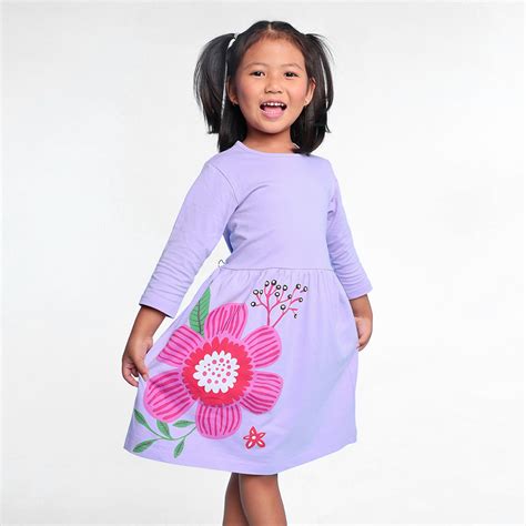 Lavender Flower Girls Dress – BONKIDS