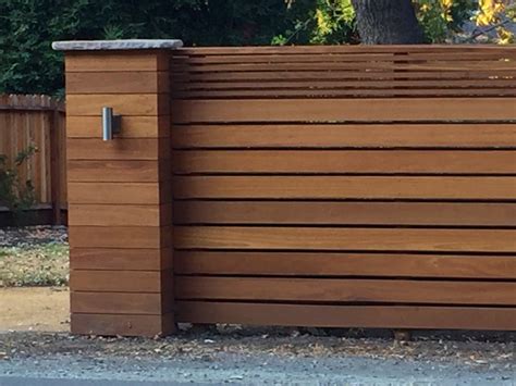 Modern Horizontal Fence Panels