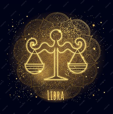 Colorful zodiac sign libra vector lineart | Premium Vector