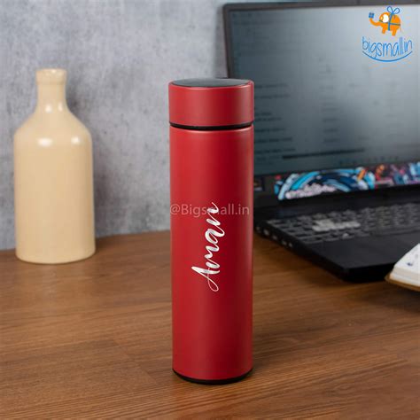 Personalized Temperature Flask Bottle – Bigsmall.in