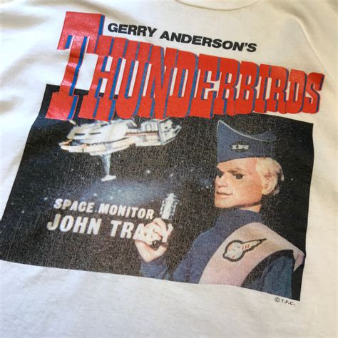 80’s~ Thunderbirds print T-shirt made in usa | SKIPSKIP