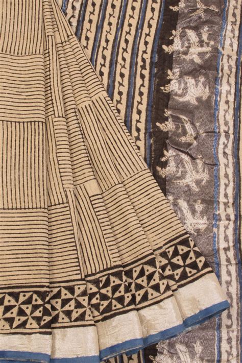 Printed Linen Sarees – Avishya.com