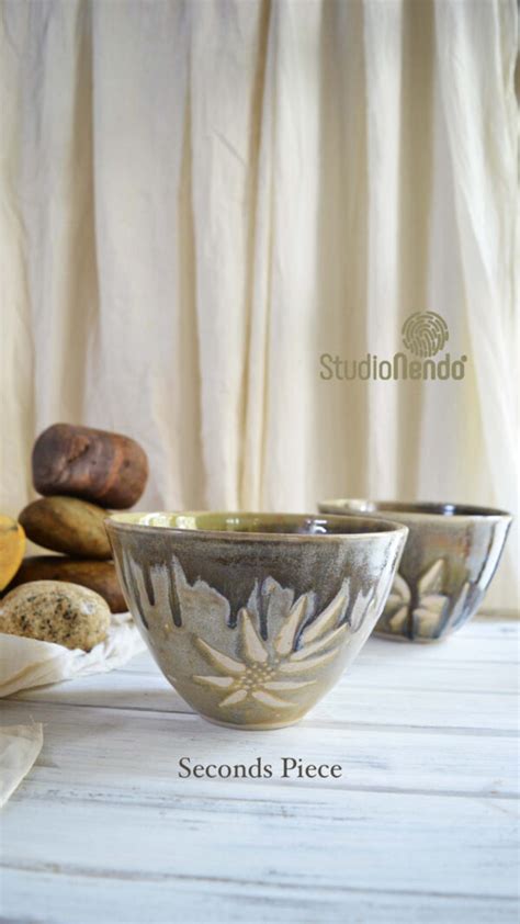 DEEP SERVING BOWL- LARGE- LAVA- SECONDS – Studio Nendo