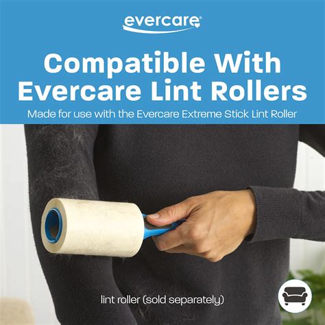 Snapklik.com : Evercare Extreme Stick, Standard Lint Roller Refill, 6 X ...