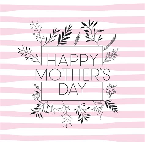 Premium Vector | Happy mothers day handmade font postcard