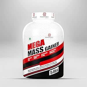 Muscle Gears Mega Mass Gainer Weight/Mass Gainer Protein powder for Men ...