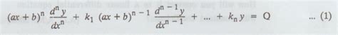 (b) problems based on legendre's linear differential equation - Solved ...