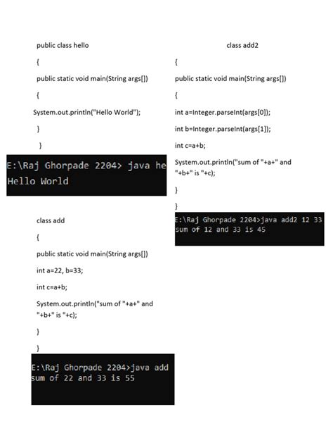 Image result for Java Basic Technical Program Examples PDF