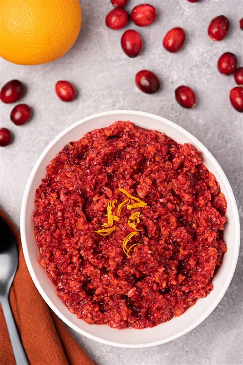Easy Cranberry Orange Relish Cranberry Orange Relish