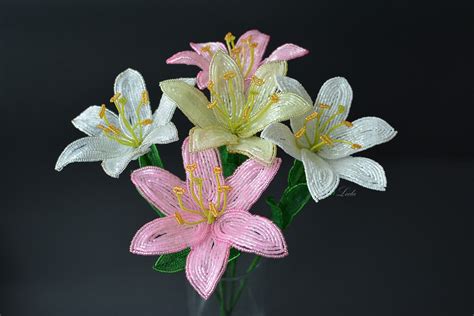 Image result for French Beaded Lilly Tutorial