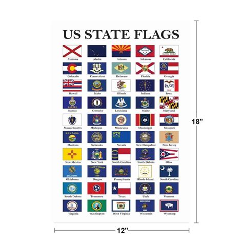 Us State Flags Printable USA Archives KidsPressMagazine.com