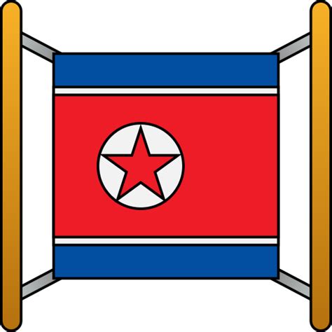 North korea - Free flags icons