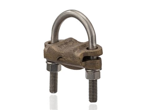 Heavy Duty Ground Connector, 1-1/4" Pipe Size, 2/0-4 Cable Range, for ...