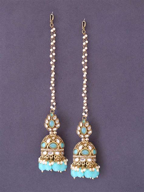 Earrings with Saharas/Ear Chains – Bling Bag