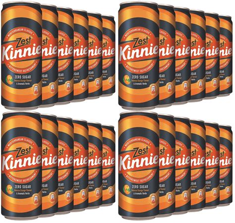 Buy Kinnie Zest (Zero Sugar) Soft Drink (24 x 330ml) CANS Online at ...