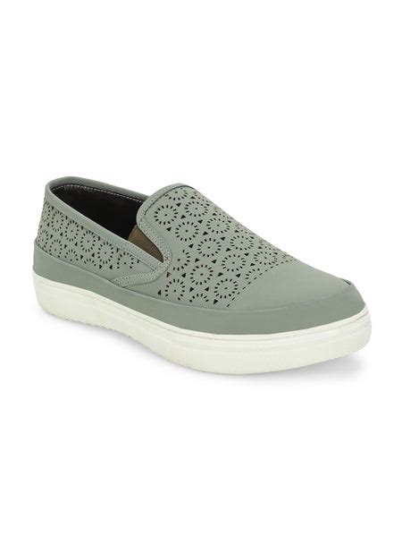 Celia Women Sage Green Slip-Ons – Sanfrissco