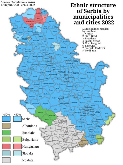 Serbia Map - Guide of the World