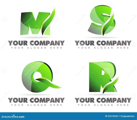Alphabet Letters Logo Icons Stock Vector - Illustration of template ...