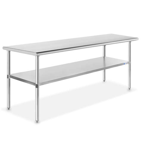 GRIDMANN 60x30 Inch NSF Stainless Steel Utility Table, Commercial ...